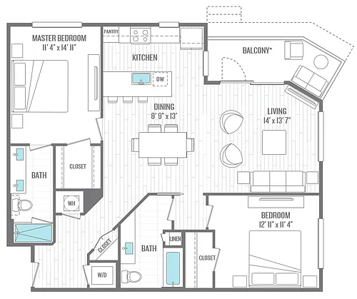 Floor plan B4