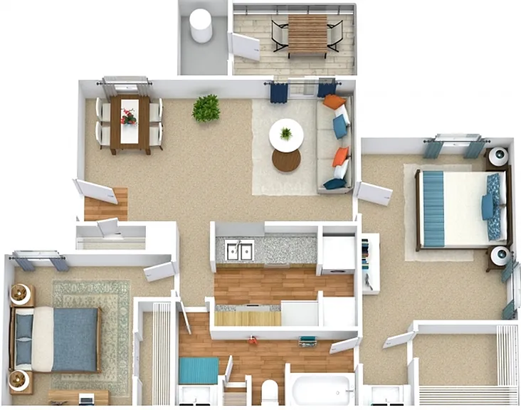 B1 - 866 sqft B1 - 866 sqft