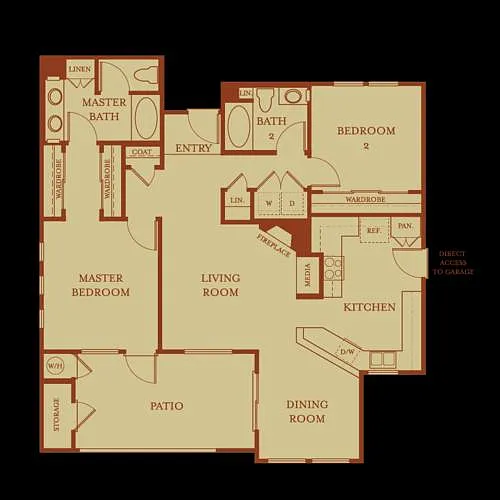 Floor plan Hughes