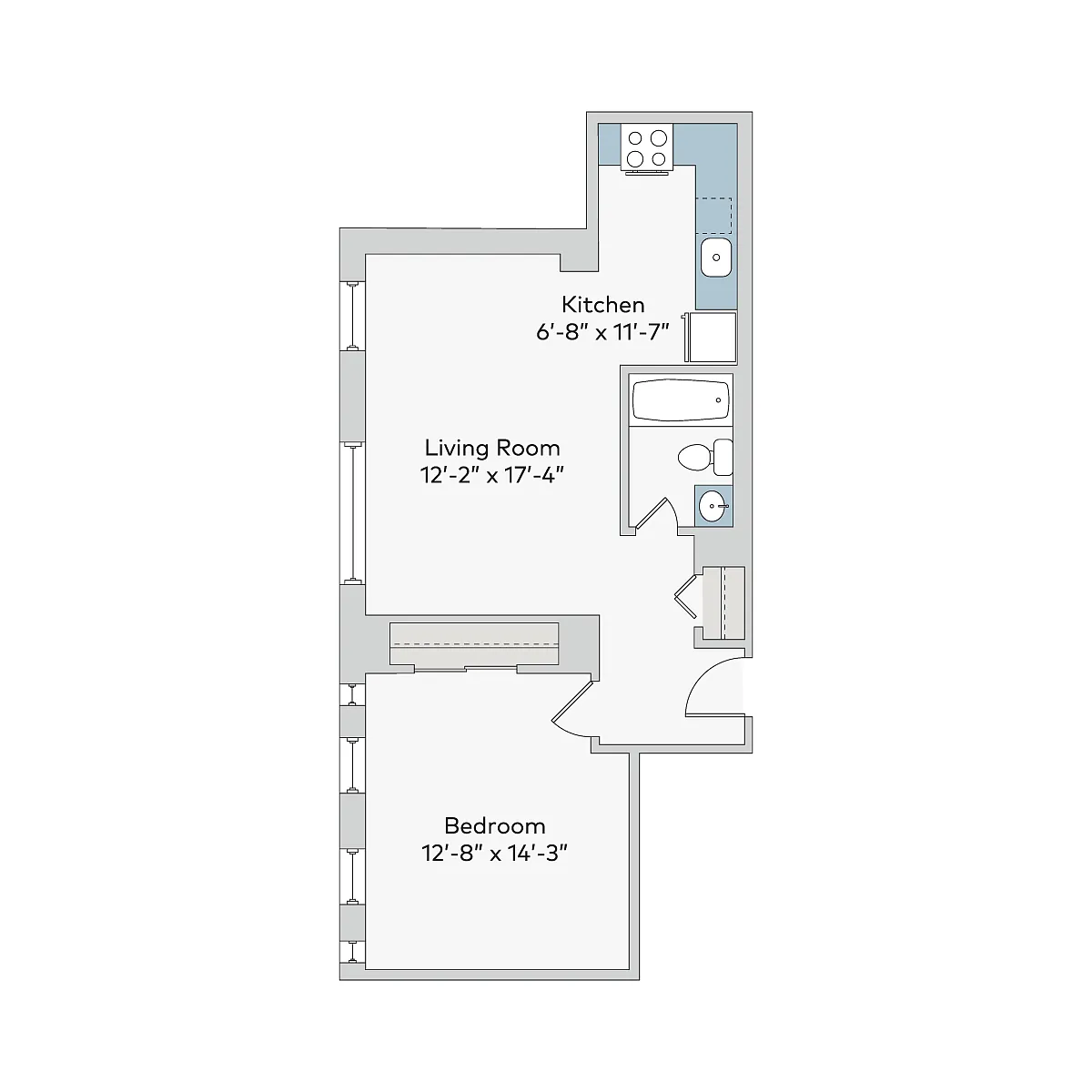 Floor plan nwb-1bT04
