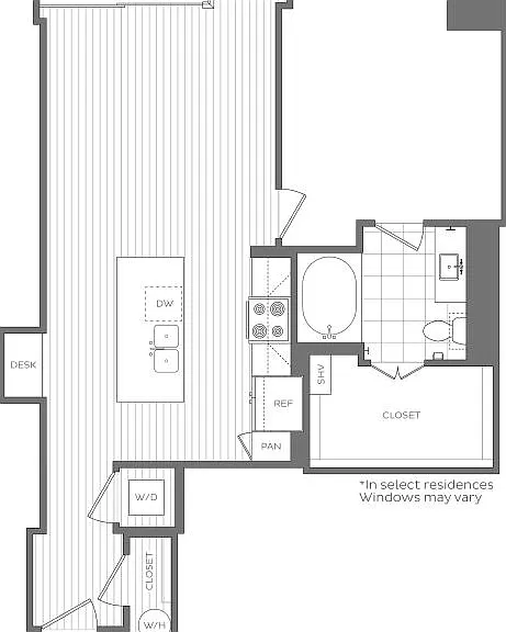 F - 1 Bedroom / 1 Bath F - 1 Bedroom / 1 Bath