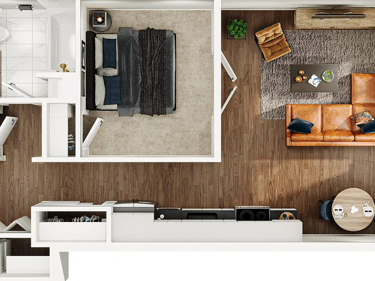 Pistil 3D floorplan