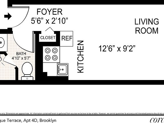 2nd image of 9 Montague Ter APT 4D