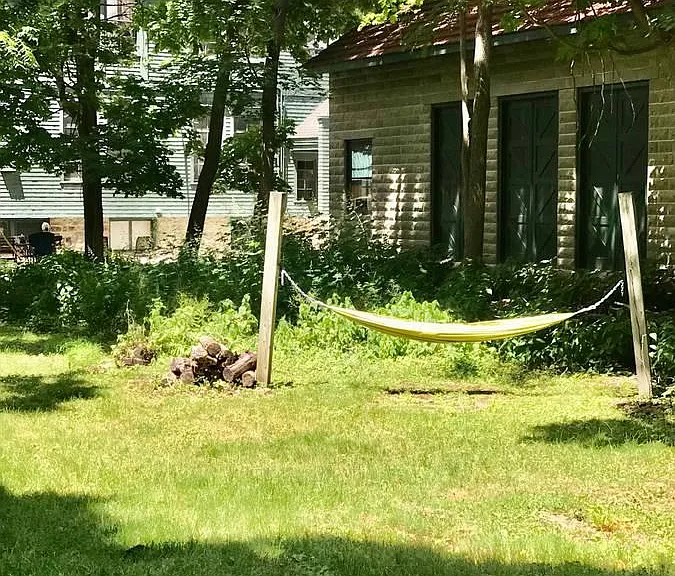 Serene back yard