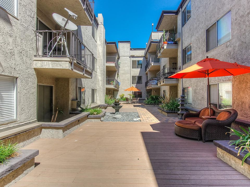 Enjoy the sunshine in one of our outdoor shared patio space.