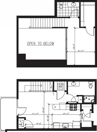 Lofted 1 Bed 2 Bath - R Lofted 1 Bed 2 Bath - R