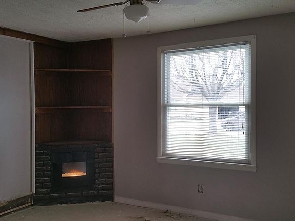 Master bedroom fireplace