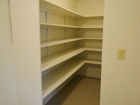 Walk in pantry for additional storage