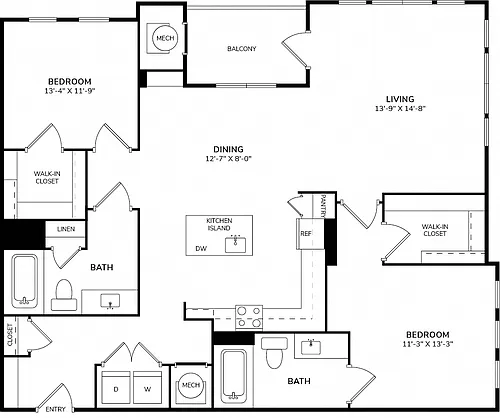 Floor plan B3