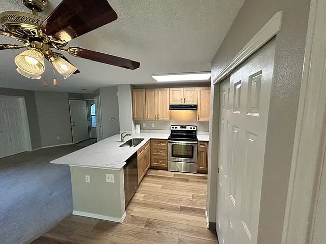 Space for barstools if desired.
