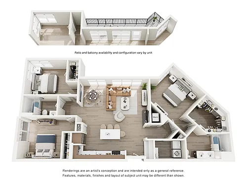 Floor plan 3B