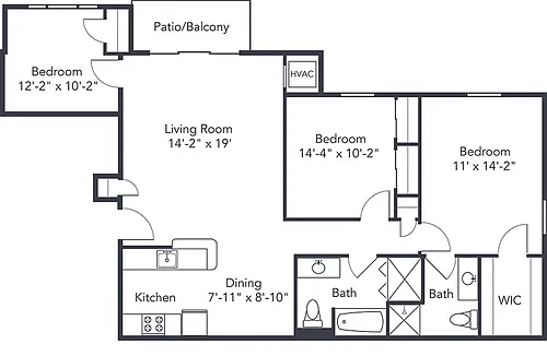Floor plan Hampton-Plus