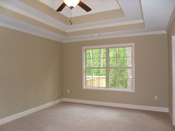 Master on main with double trey ceiling