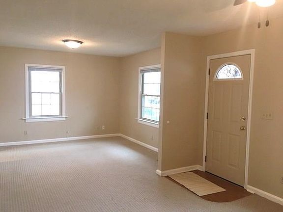 living room (also area for dining), front door