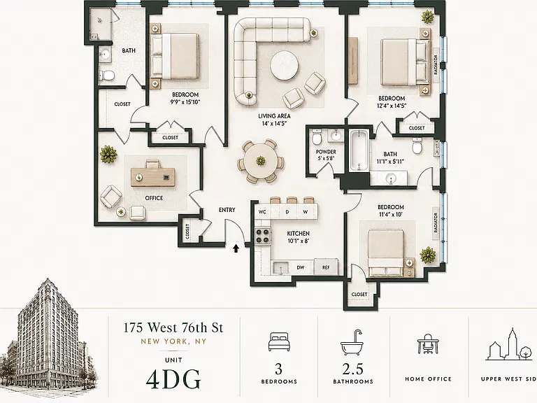 175 W 76th St #4DG — Photo 2