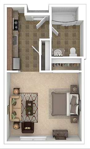 Floor plan Tenth Studio
