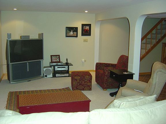 refinished basement
