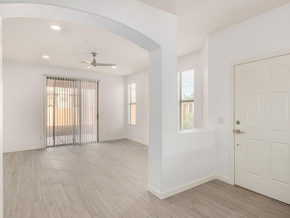 Front entrance and living room. Leads to backyard covered patio