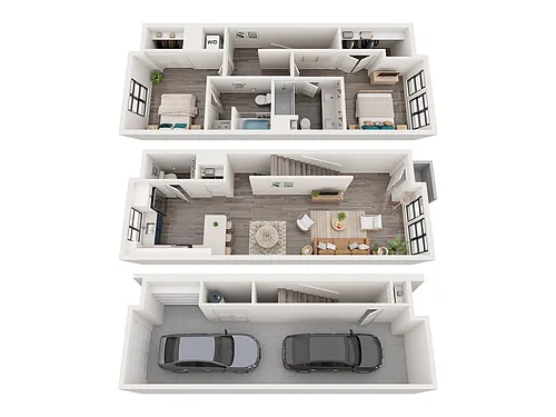 Floor plan TH2B