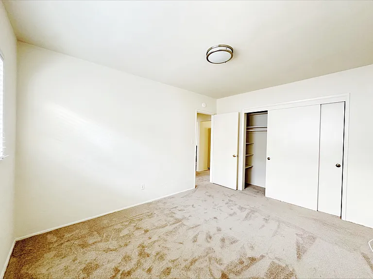 Each bedroom has great natural lighting and overhead lighting.