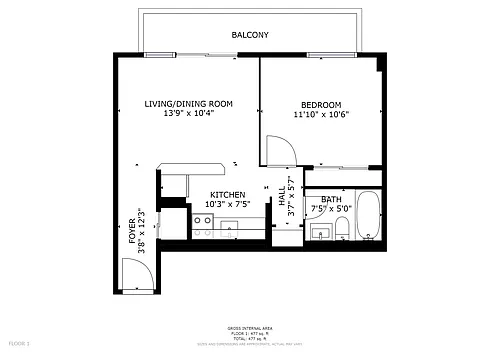 Floor plan 307
