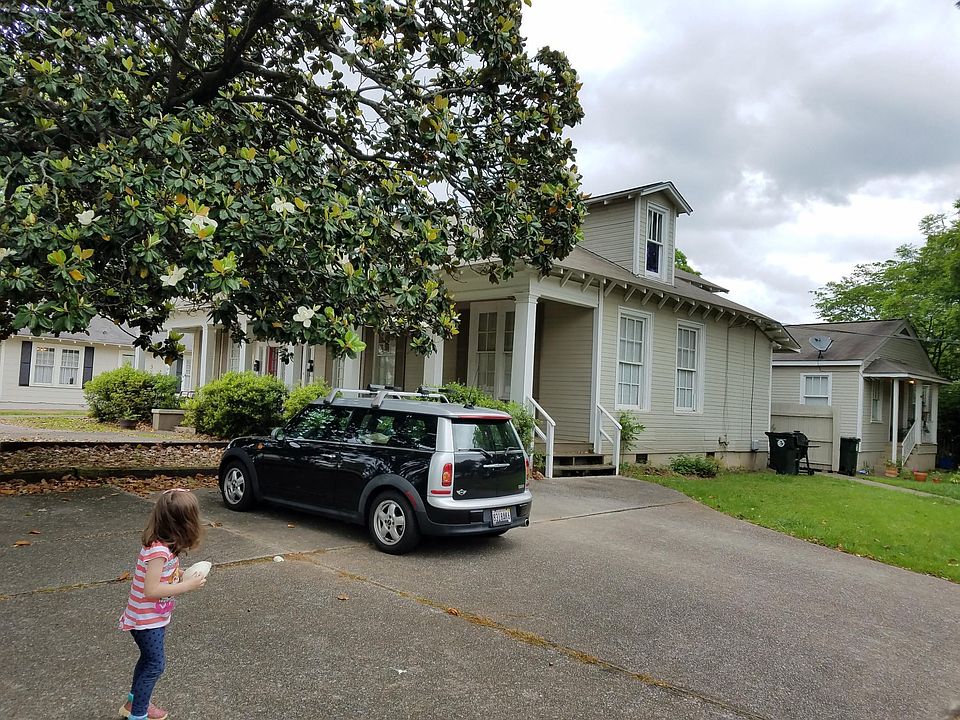 Private parking lot, looking towards 2 apts on 11th St side of house
