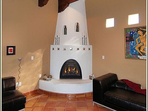 Kiva fireplace