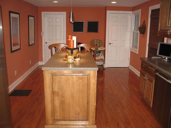 Kitchen from back door