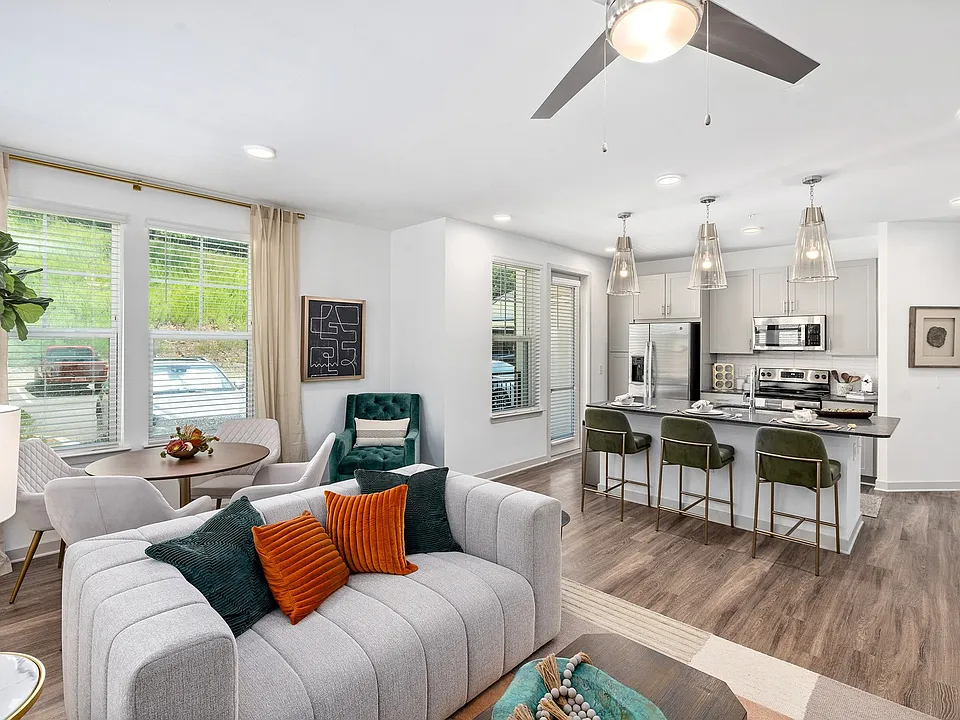 Kitchen and Living Space