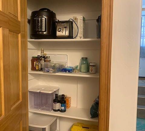 Pantry in kitchen area