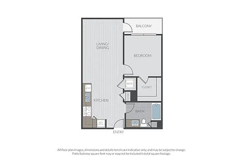 Floor plan Plan 1J
