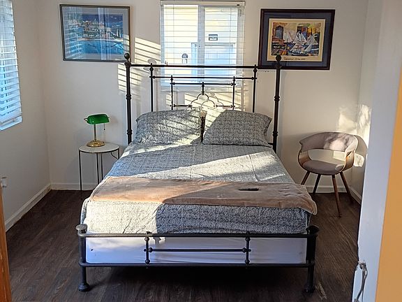 Queen sized bed