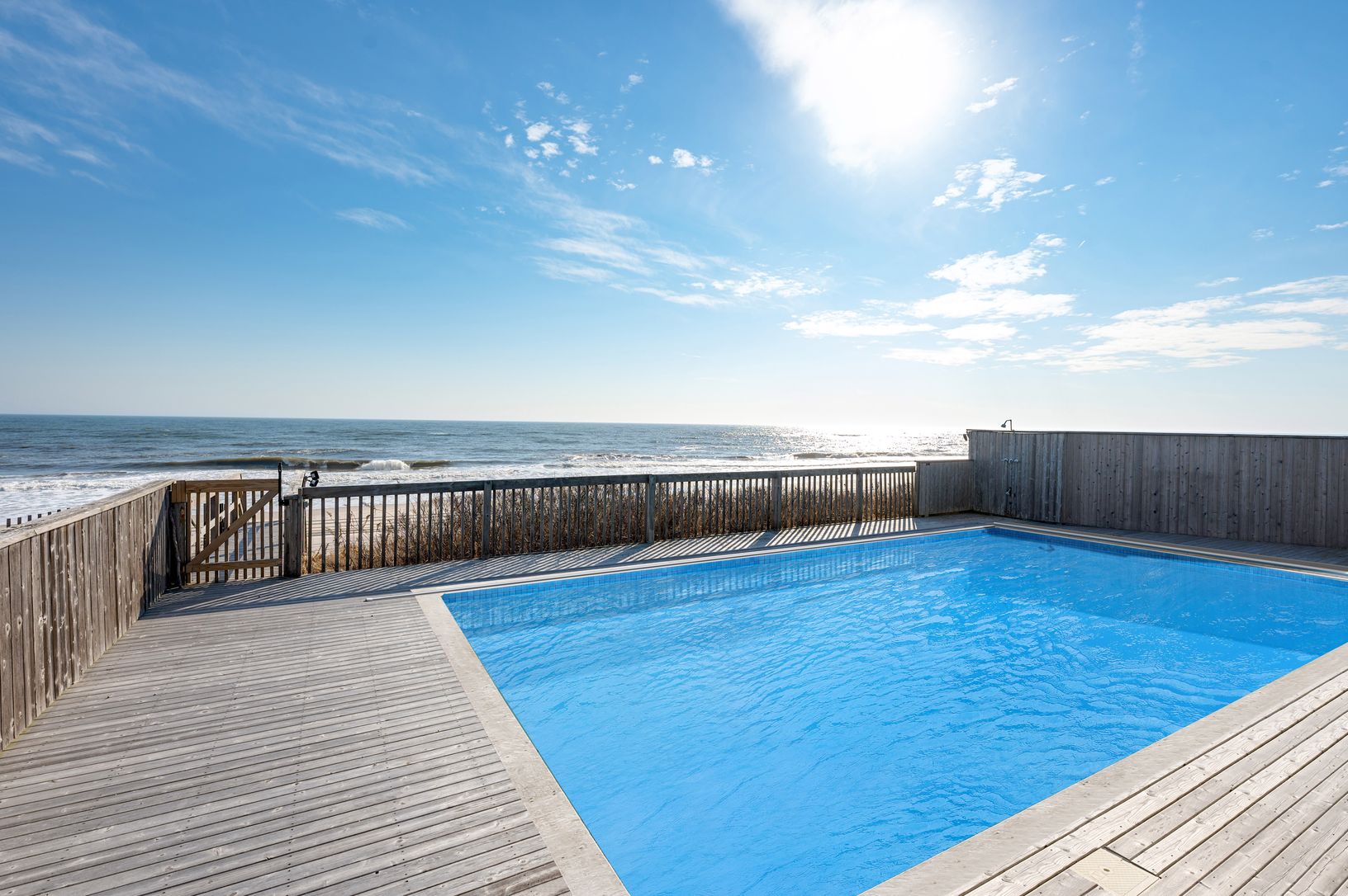  Oceanfront Home with Heated Pool on 1.1 Acre