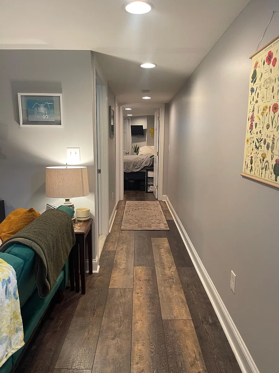 another view of the updated flooring - 2500 E Baltimore St #B