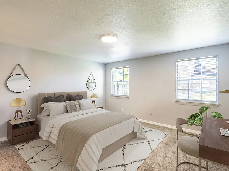 Virtually Staged Bedroom