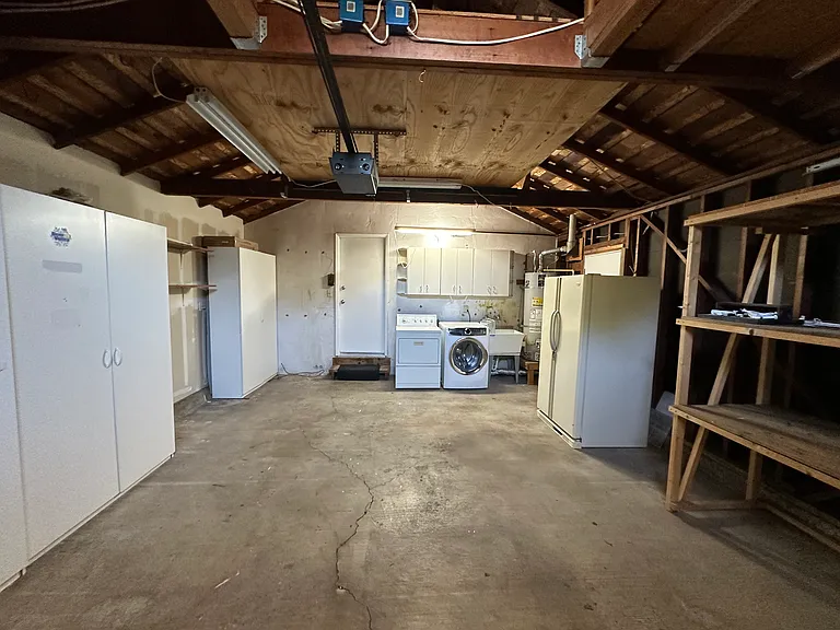 Attached garage