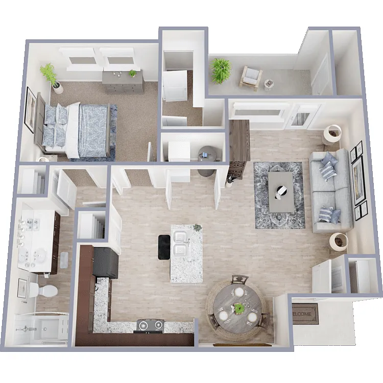 Floor plan A1 ADA