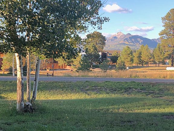 View from the front door. Pagosa Peak.