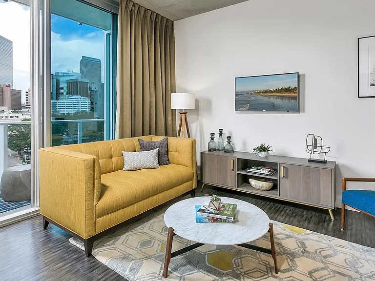 Living Room with Balcony