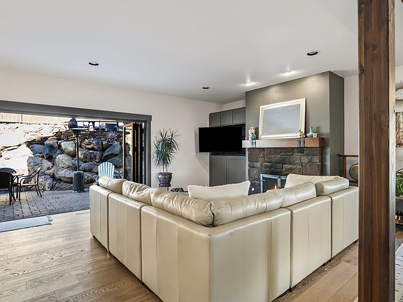 Great Room with large patio door