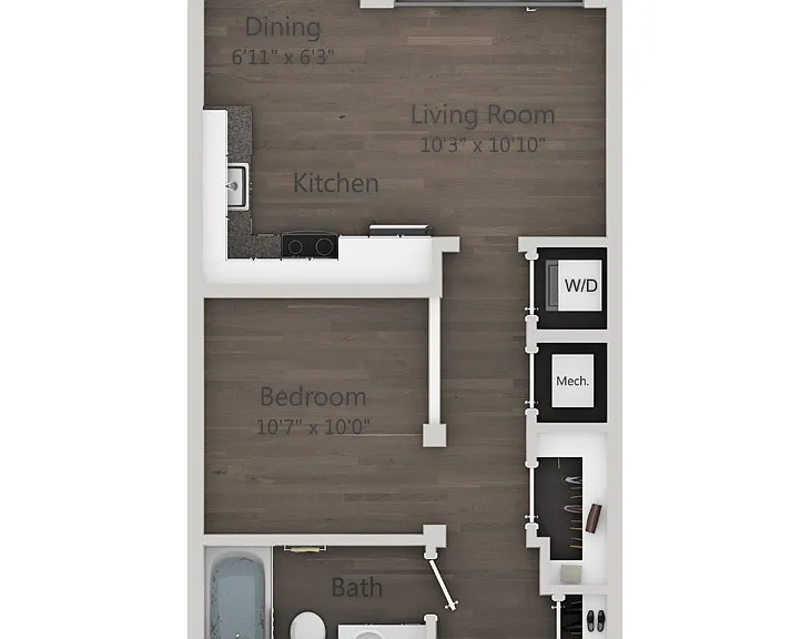 Suede (A4) floor plan Ellison On Broad