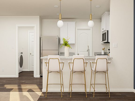 Kitchen includes stainless steel appliances