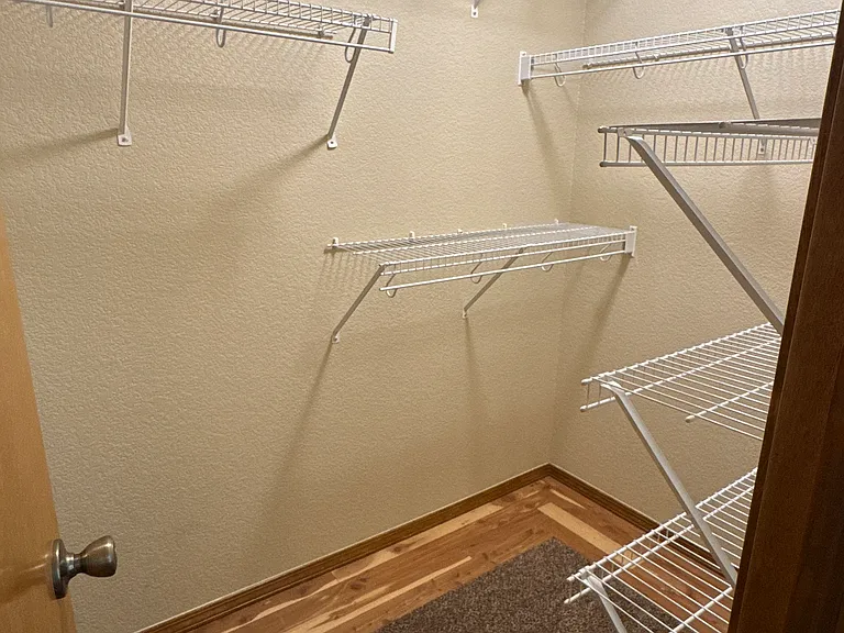 Master walk-in closet