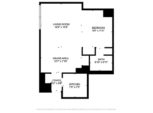 Floor plan Studios