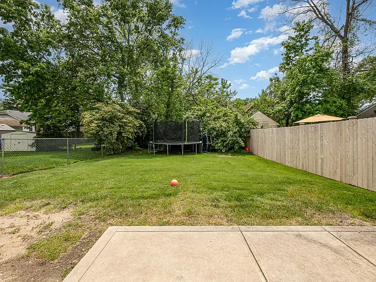 Another view of the backyard