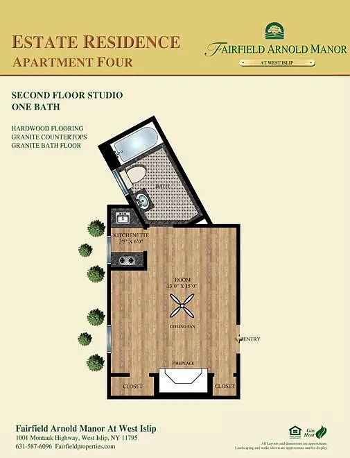 Floor plan Estate Residence Suite Four