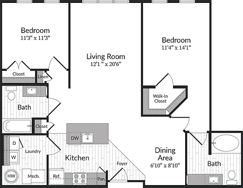 Floor plan G_CL