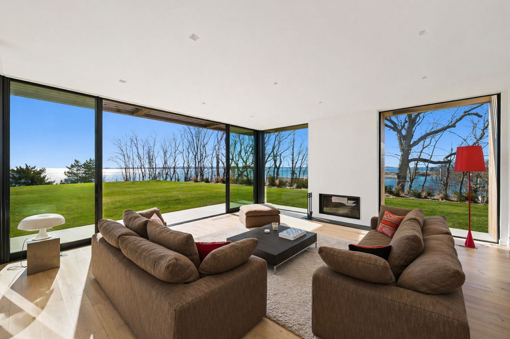  Fireplace in The Den with Views in All Directions 