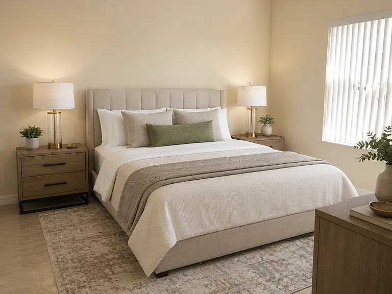 Guest Bedroom (Virtually Stage)
