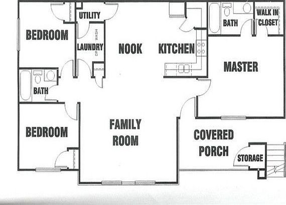 Spacious floor plan